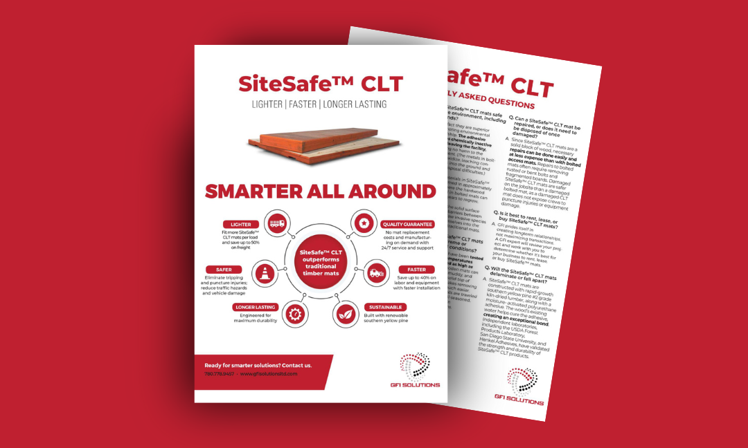 SiteSafe™ CLT Access Mats® FAQ Brochure